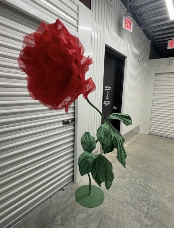 Large Artificial Red Rose Individual Flower Decoration for Home or Event Party
