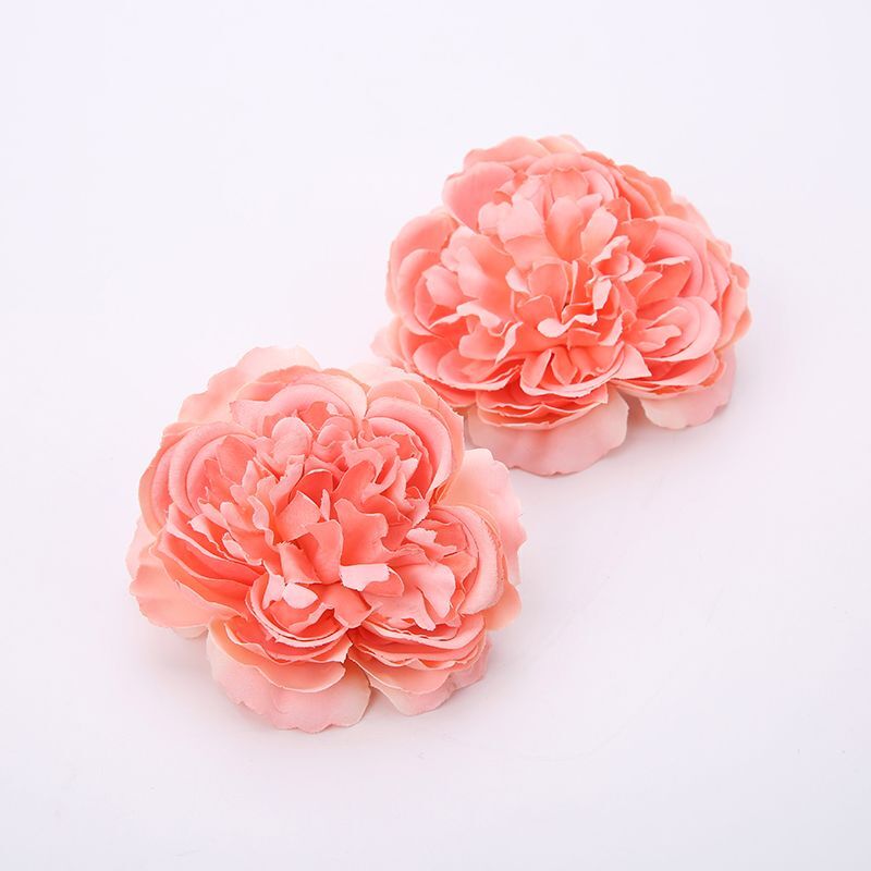 Peony Rose Silk Head Flowers Wedding Party Decorate Artificial Flower 8cm 2-5pcs