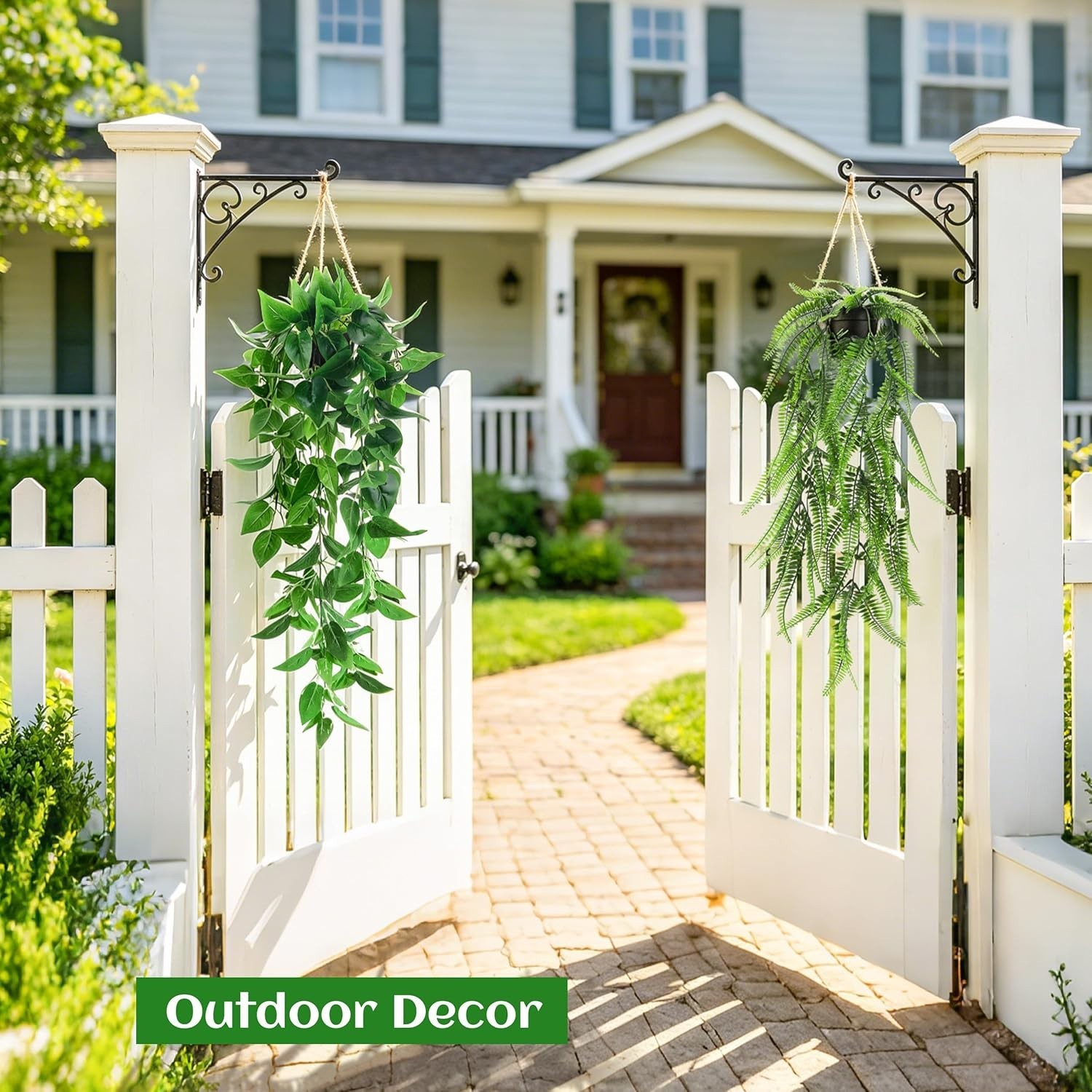 4Pcs Fake Plants Hanging Artificial Ivy Vine Faux Eucalyptus Hanging Plants, …