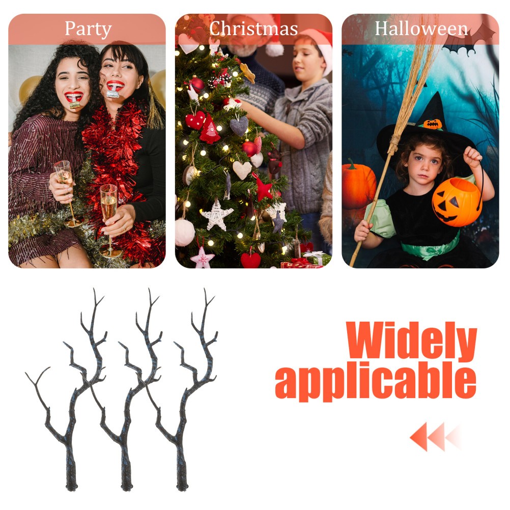 10 Pcs Artificial Tree Branches Plastic Twigs Decorative Diy Fake Branches