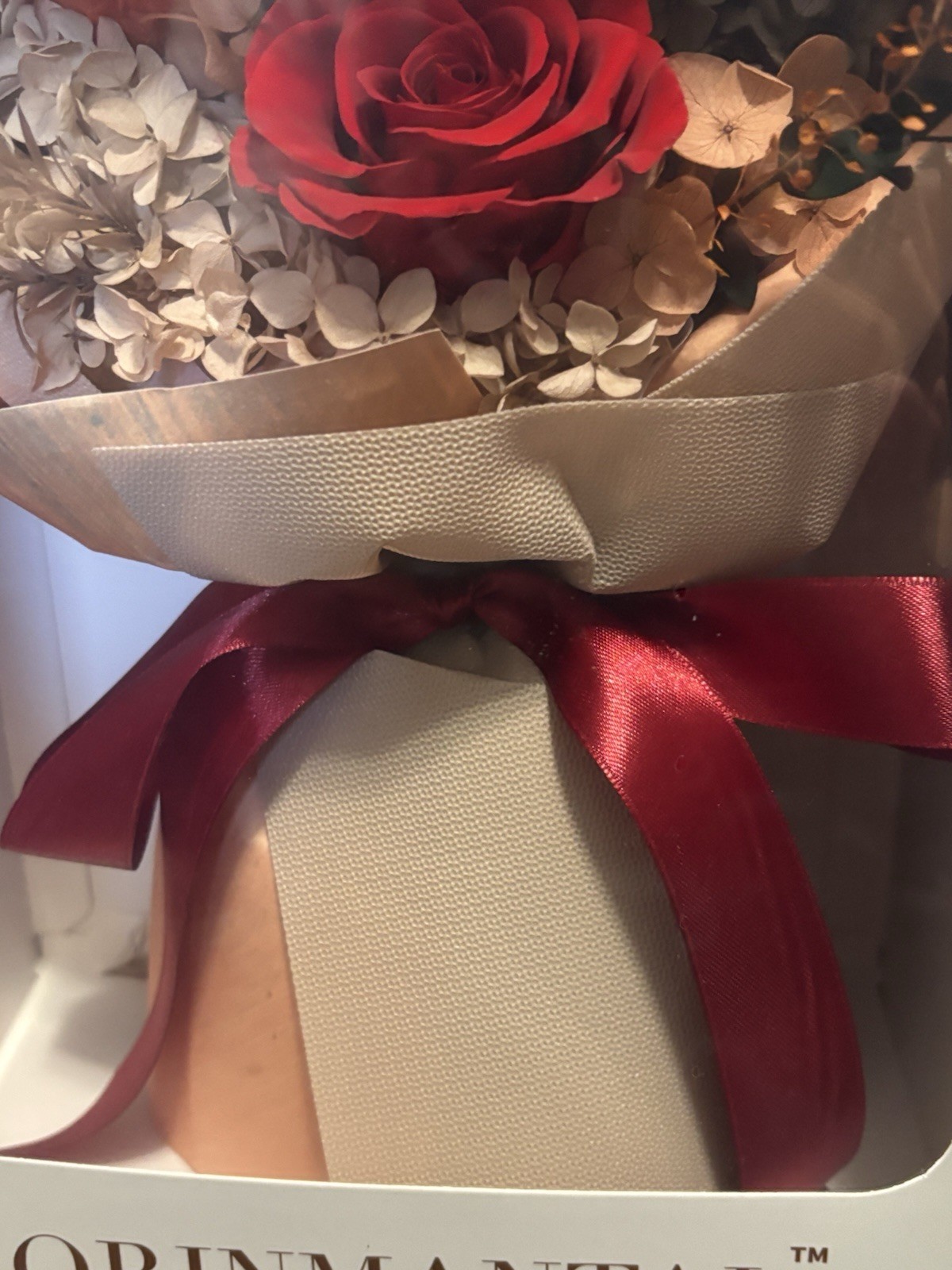 Preserved Flower Bouquet Flowers Gift Valentines Anniversary Mixed Flowers Box