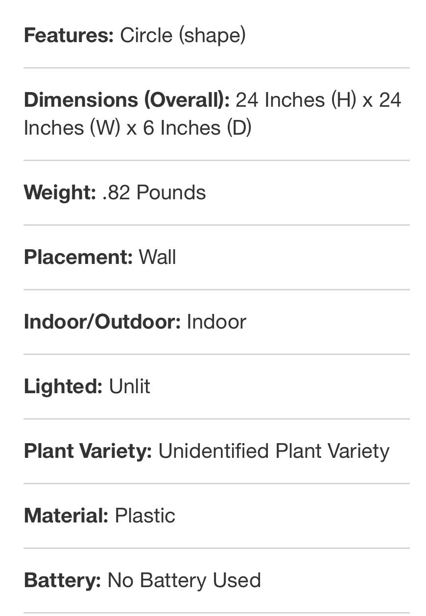 24″ Threshold QUEEN ANNE’S LACE WREATH Artificial Greenery Foliage YELLOW Flower