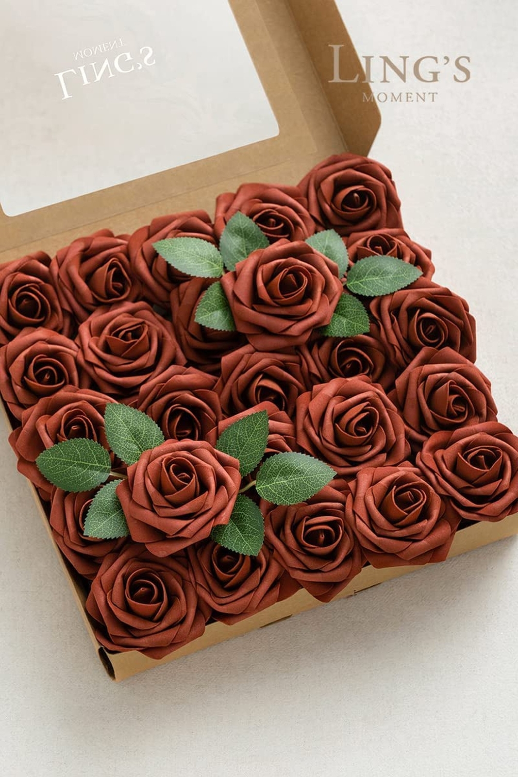 Ling’s Moment Burnt Orange & Terracotta Artificial Flowers