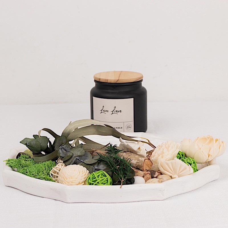 Assorted Dried Potpourri Vase Fillers with Vanilla Fragrance Oil Wedding Home