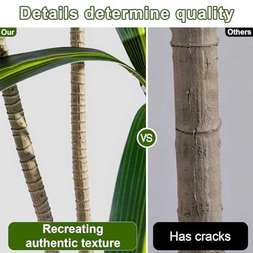 Tall Faux Artificial Trees Large Fake Tree Floor Plastic Big Plants Indoor 7ft