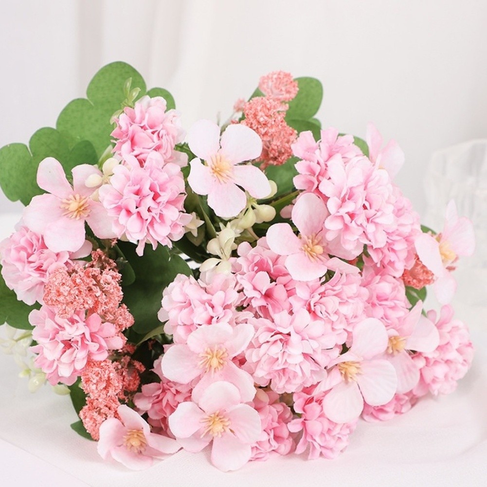 Artificial Silk Chrysanthemum Bouquet Ball for Wedding Home Decor 30x20cm Size