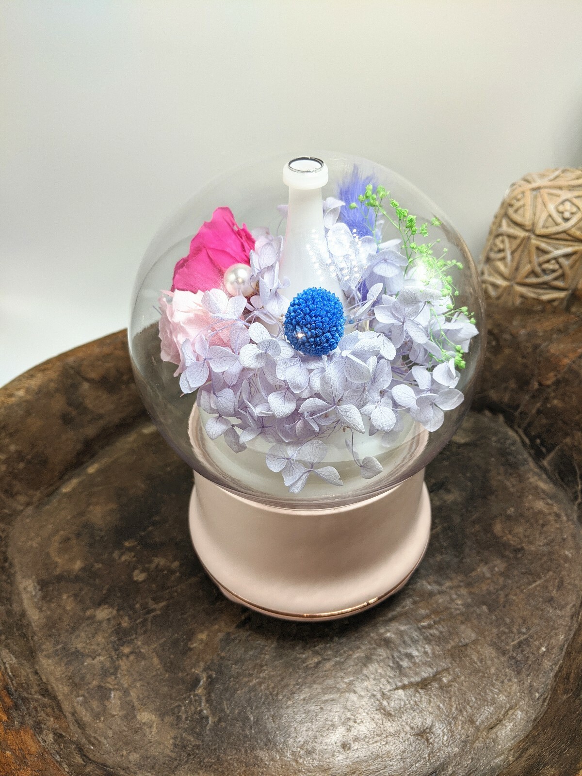 Essential Oil Diffuser Speaker Bluetooth PINK Humidifier w/ LED Night Light