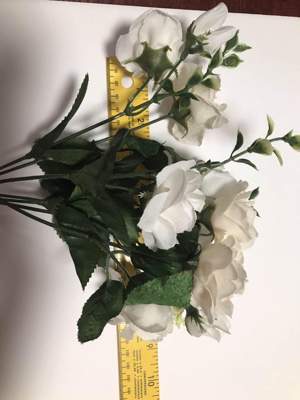 Artificial Silk Cream Small Rose Bush: centerpiece, wedding, party, banquet