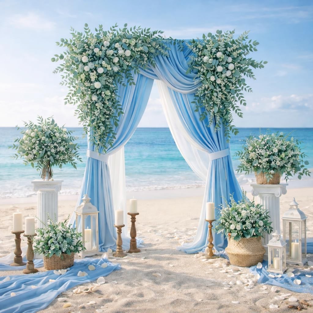 Artificial Eucalyptus Leaves 130 Stems Faux Greenery Branches for Vase Arrang…