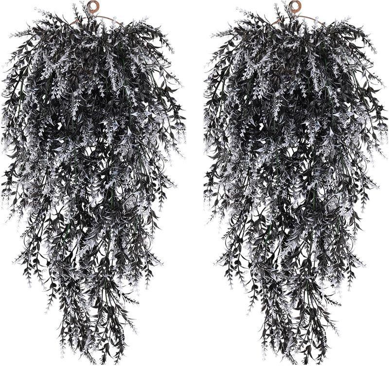 2/4PCS Artificial Vine Plants – Fake Hanging Greenery for Home, Garden & Outdoor