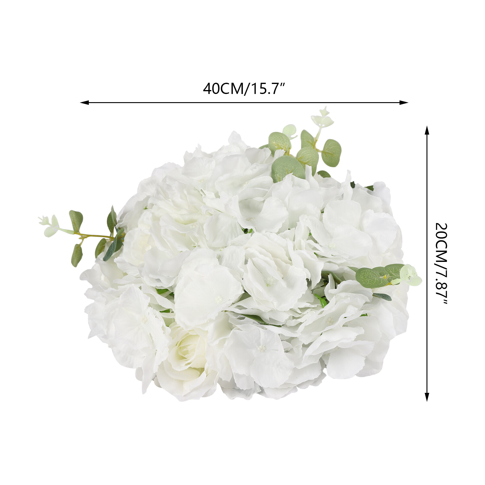 10X Artificial Flower Ball 12 Heads Wedding Flower Balls for Centerpieces