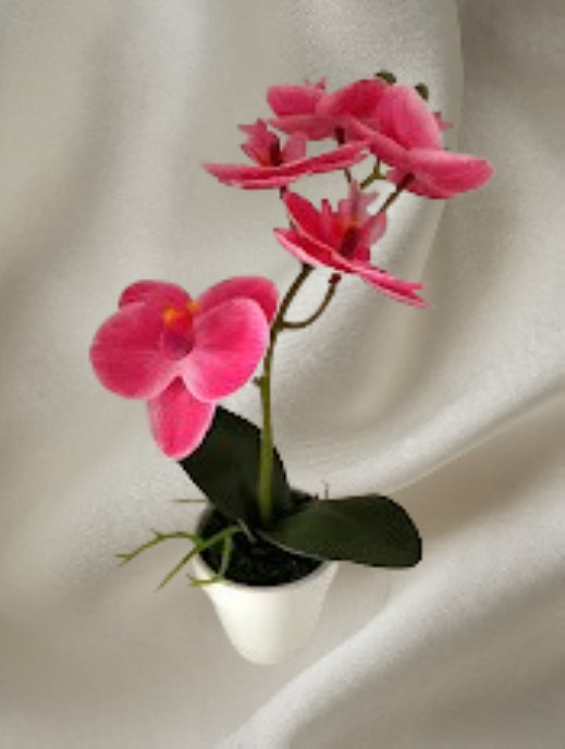 Artificial mini Phalaenopsis orchid