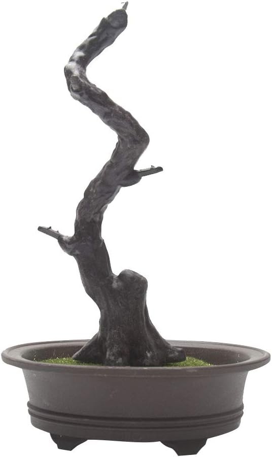 KOET Artificial Bonsai Pine Tree, 11Inch Faux Potted Plant Desk Display 2