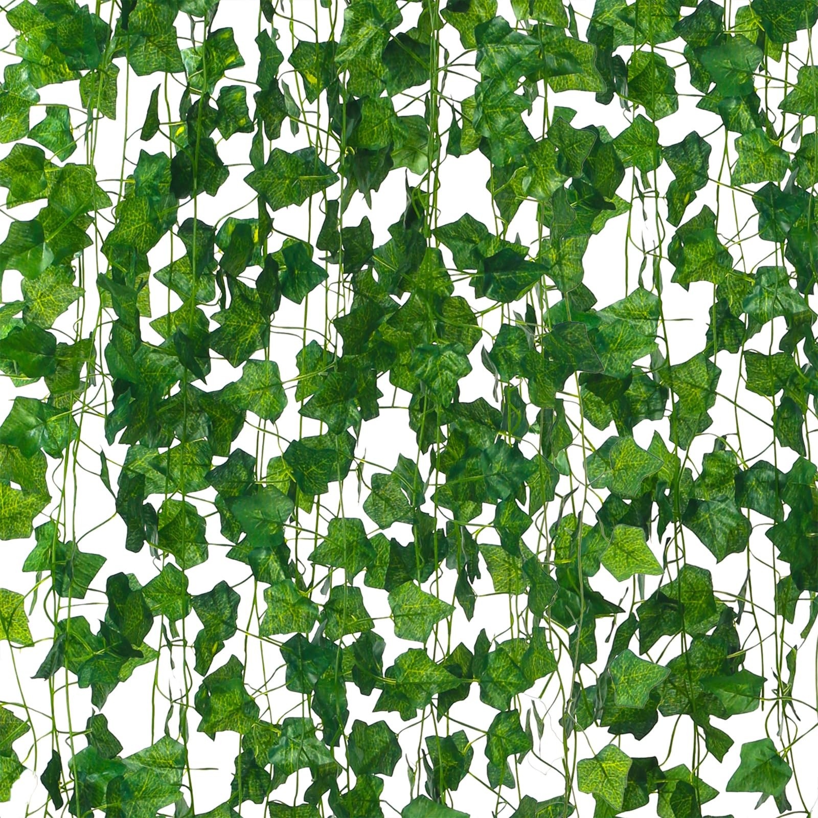 48 Pack Artificial Ivy Garland, 336 Ft Fake Vines Hanging Plants for Room Dec…