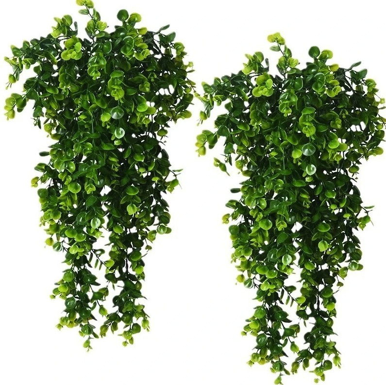 1pc 75cm Artificial Eucalyptus Hanging Vine Greenery Wall Decor Plant – NEW