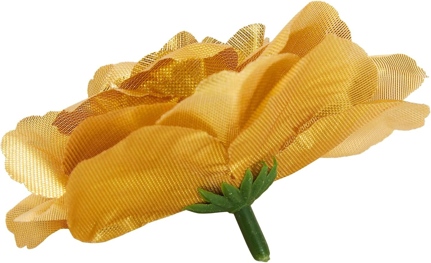 50 Pack Gold Roses Artificial Flowers Bulk