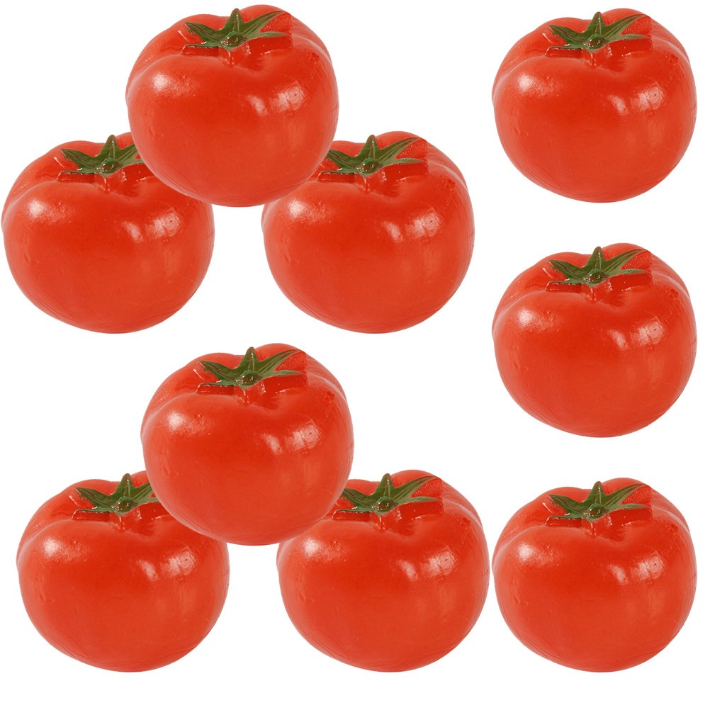 9 PCS Vegetable Model Props Artificial Fruit for Display Mini Cherry Tomato