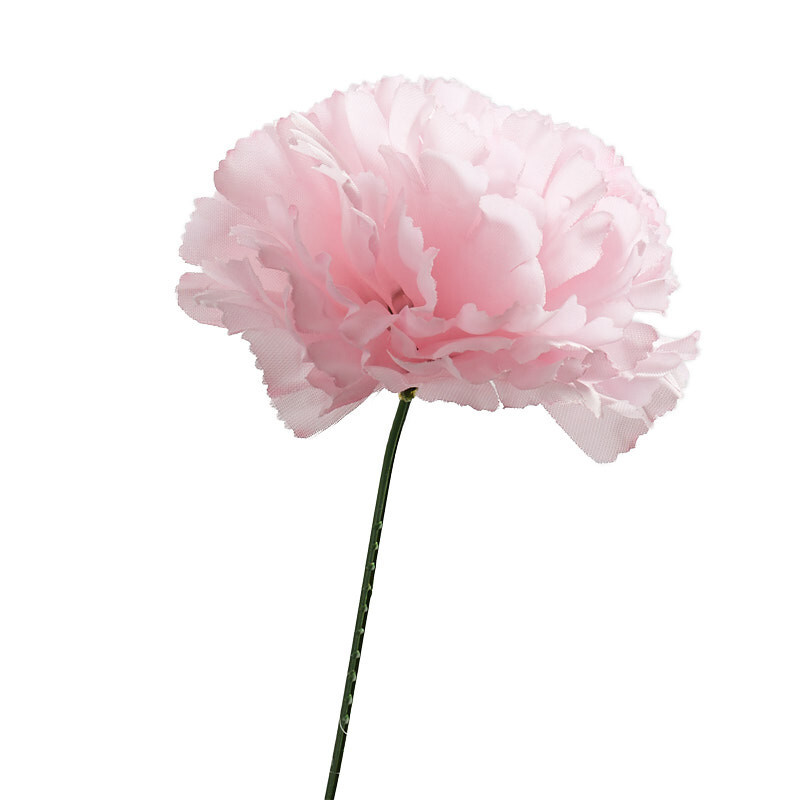 Bulk Case of 100 Large Pink Artificial Carnation 7-1/2″ Picks