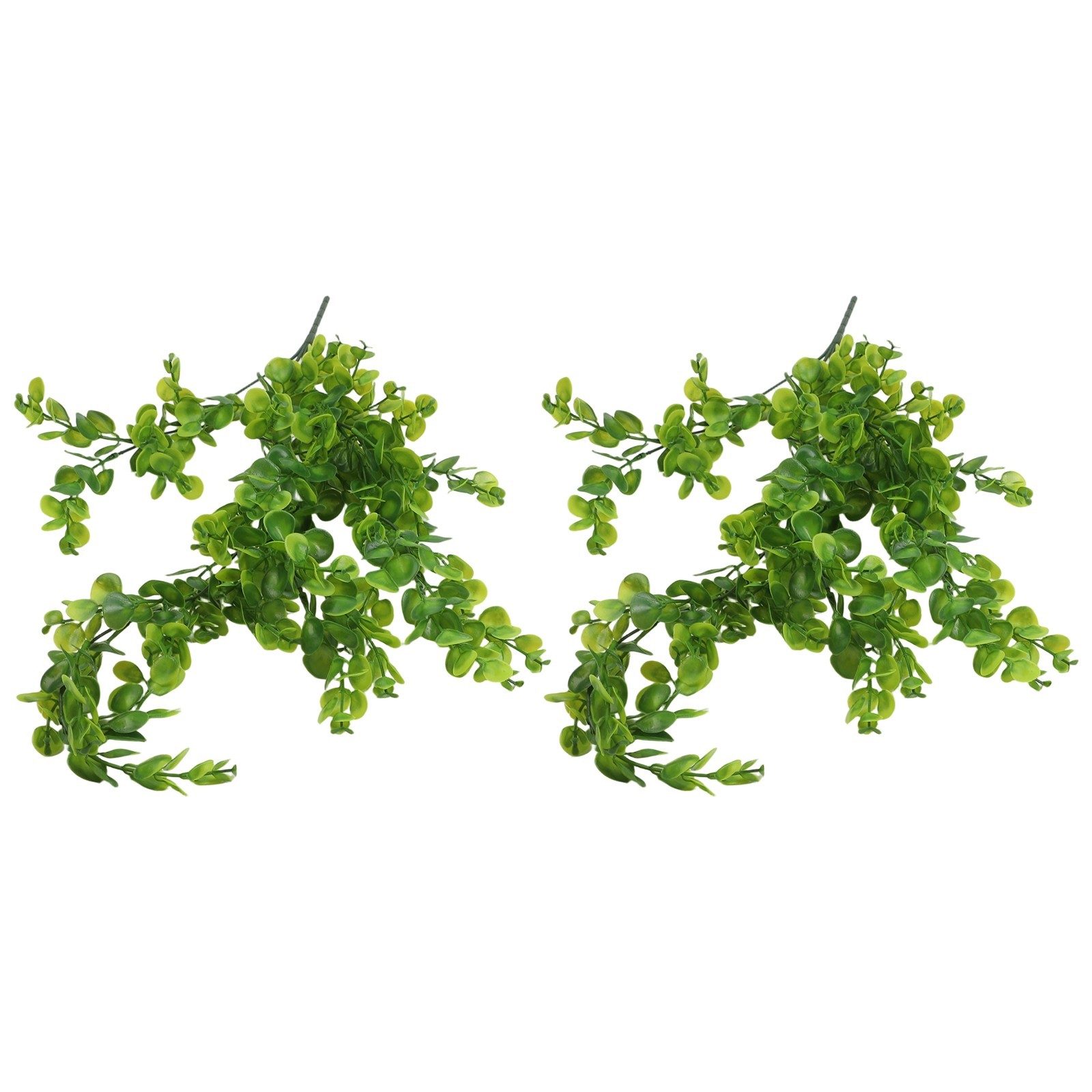 Artificial Eucalyptus Leaves Rattan Plants Set for Floral Arrangements
