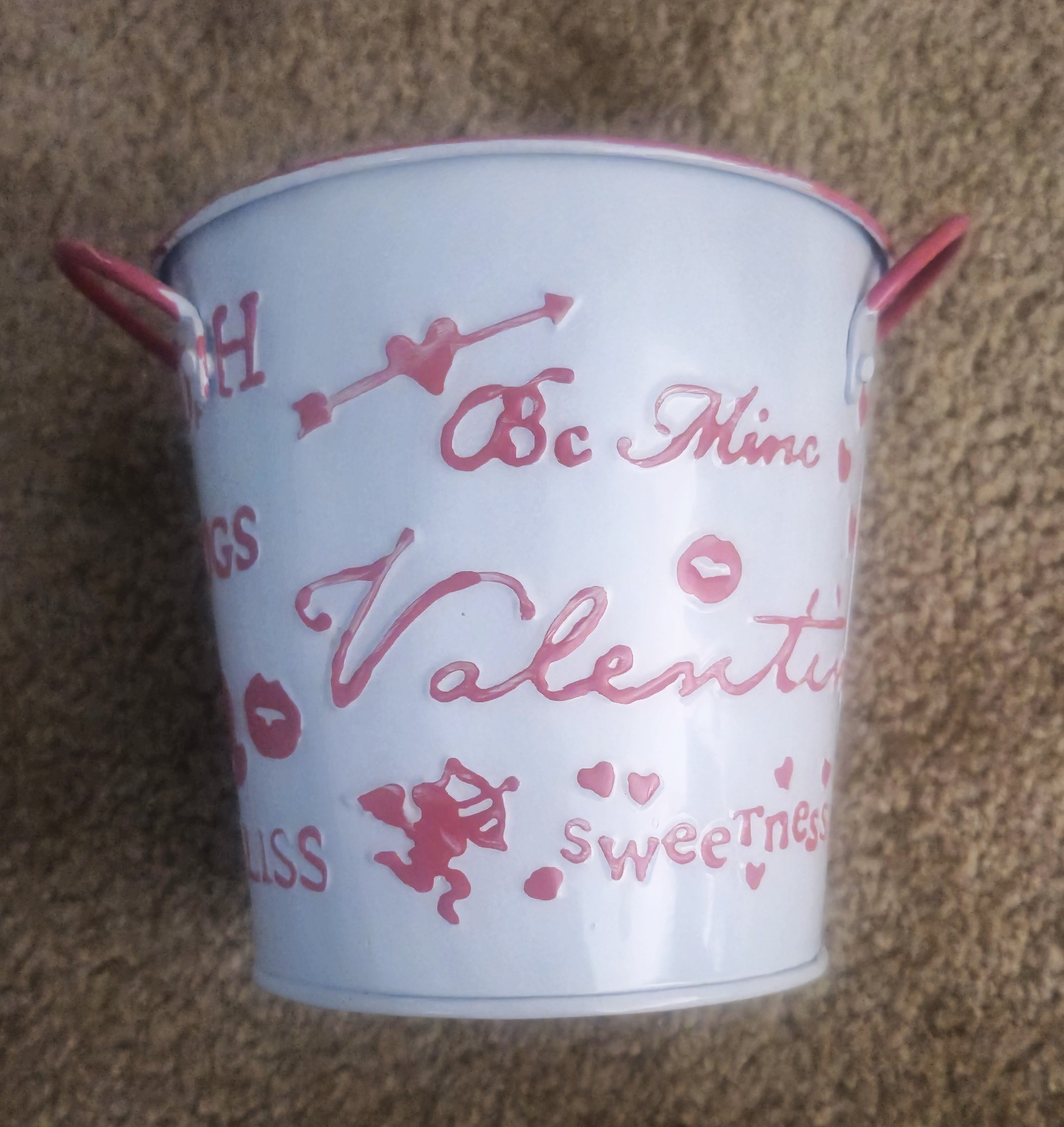 Love Plant Pot Pink