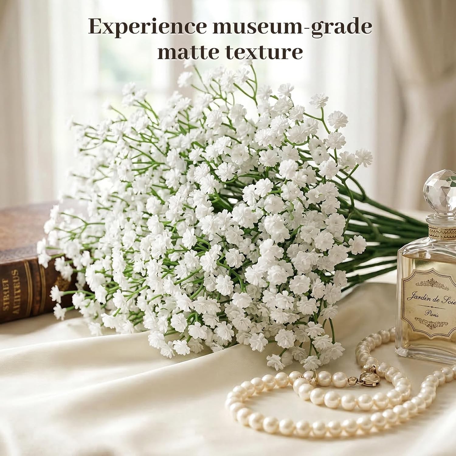 Babys Breath Artificial Flowers, 11PCS 21″ Vase Filler | Gypsophila Bouquet for