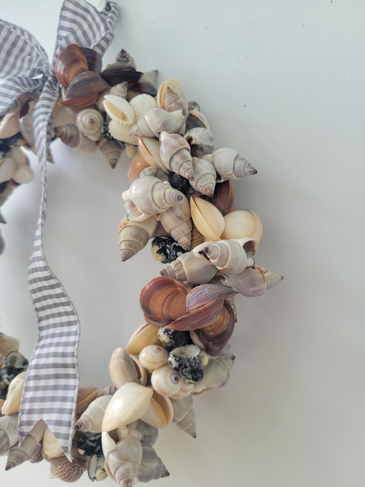 Sea Shell Wreath Handmade Nautical Coastal Beach Door Wall Home Decor