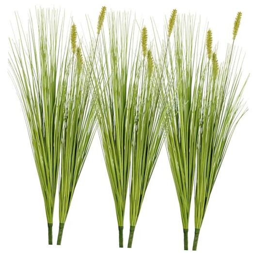 Artificial PlantsPCS 27“ Fake Tall Onion Grass Faux 6 Onion Grass+dog Tail