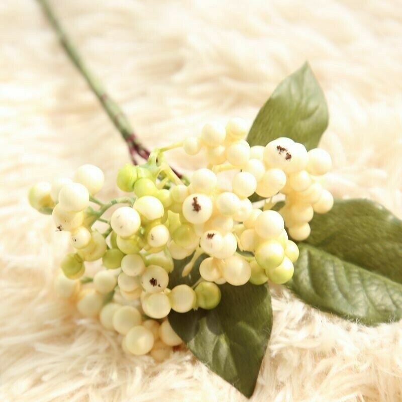 Bean Branch Simulation Flower Christmas Berry Artificial Flower Home Decor