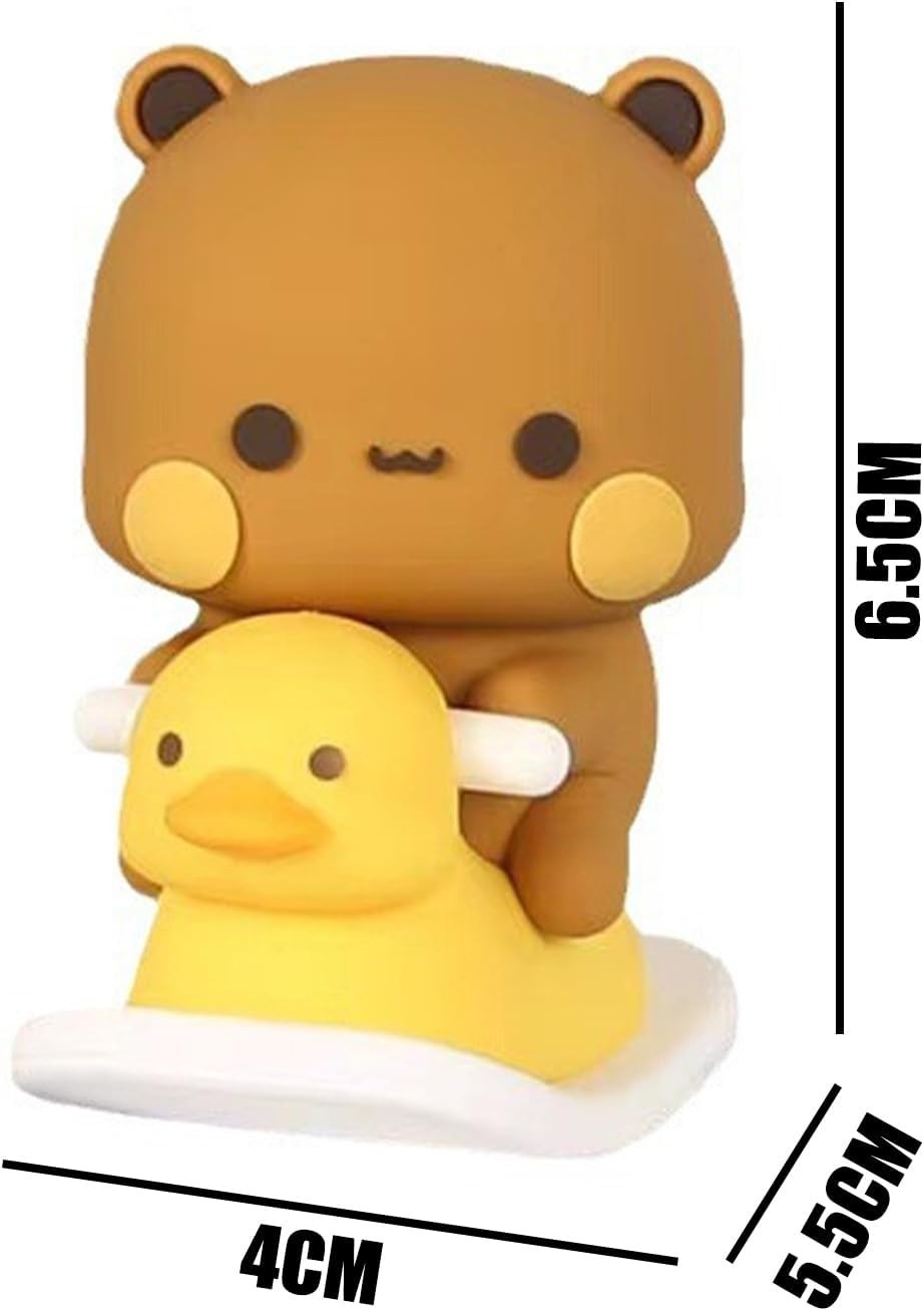 Adorable 2 PC Bubu & Dudu Bear Dashboard Decorations – Whimsical Car Ornaments