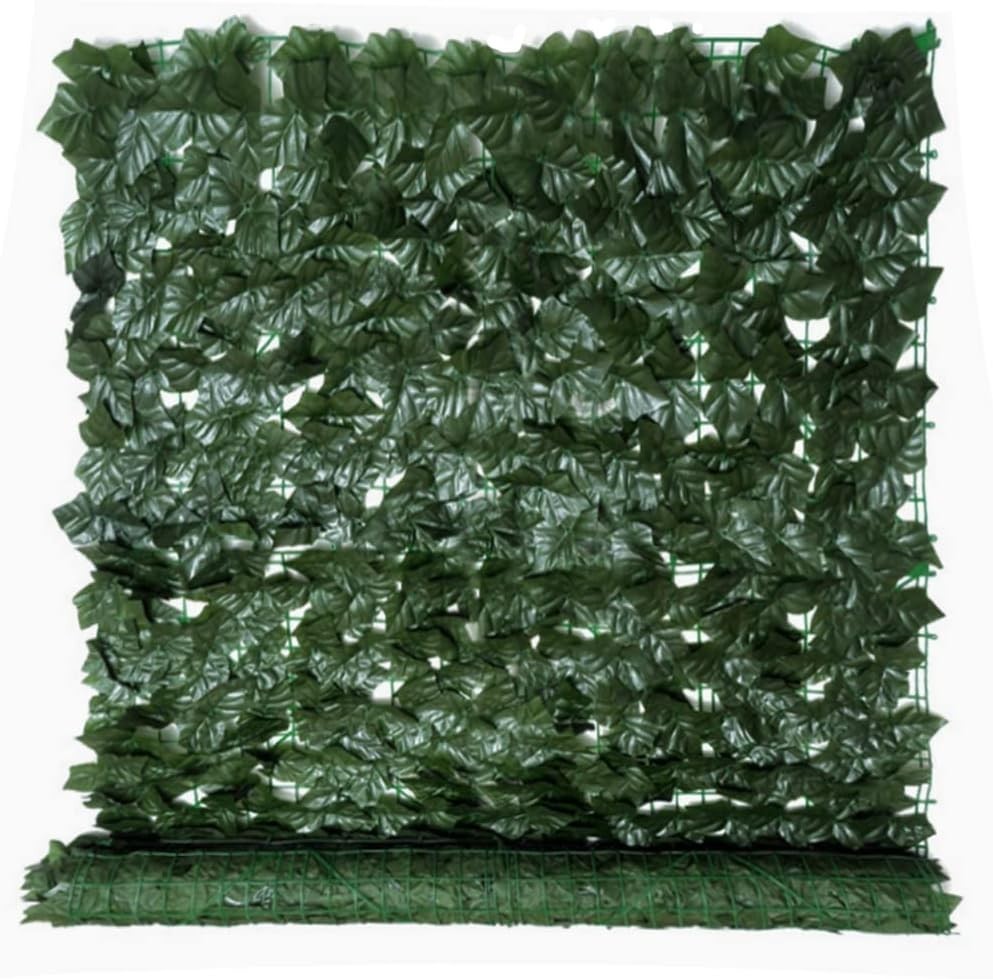 Elegant 9.6″x8″ Artificial Ivy Hedge – UV-Resistant Privacy Barrier for Gardens