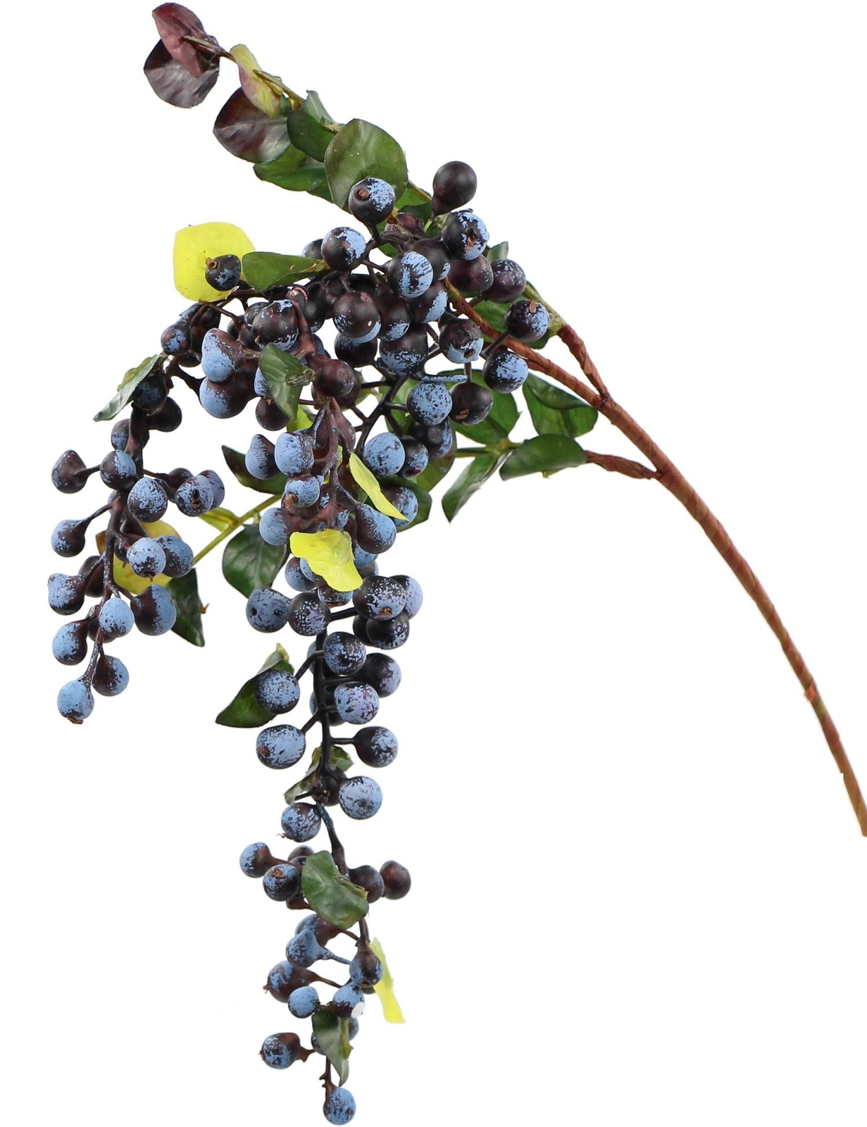 Rinlong 2Pcs Artificial Blueberries Fake Berries Stems Hanging Spray Frosted …