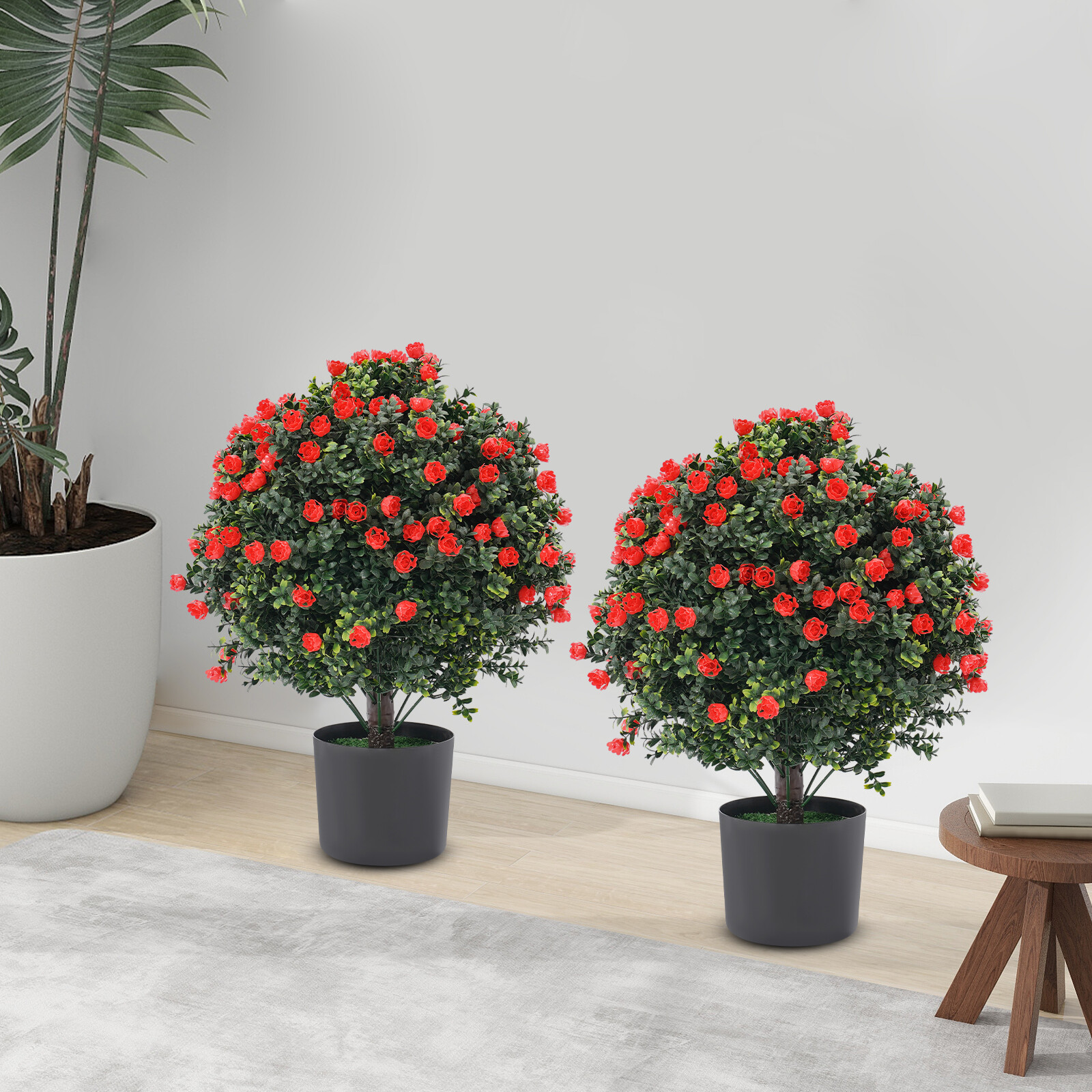 Artificial Potted Bushes, Artificial Potted Plants, UV Resistant Potted Plants