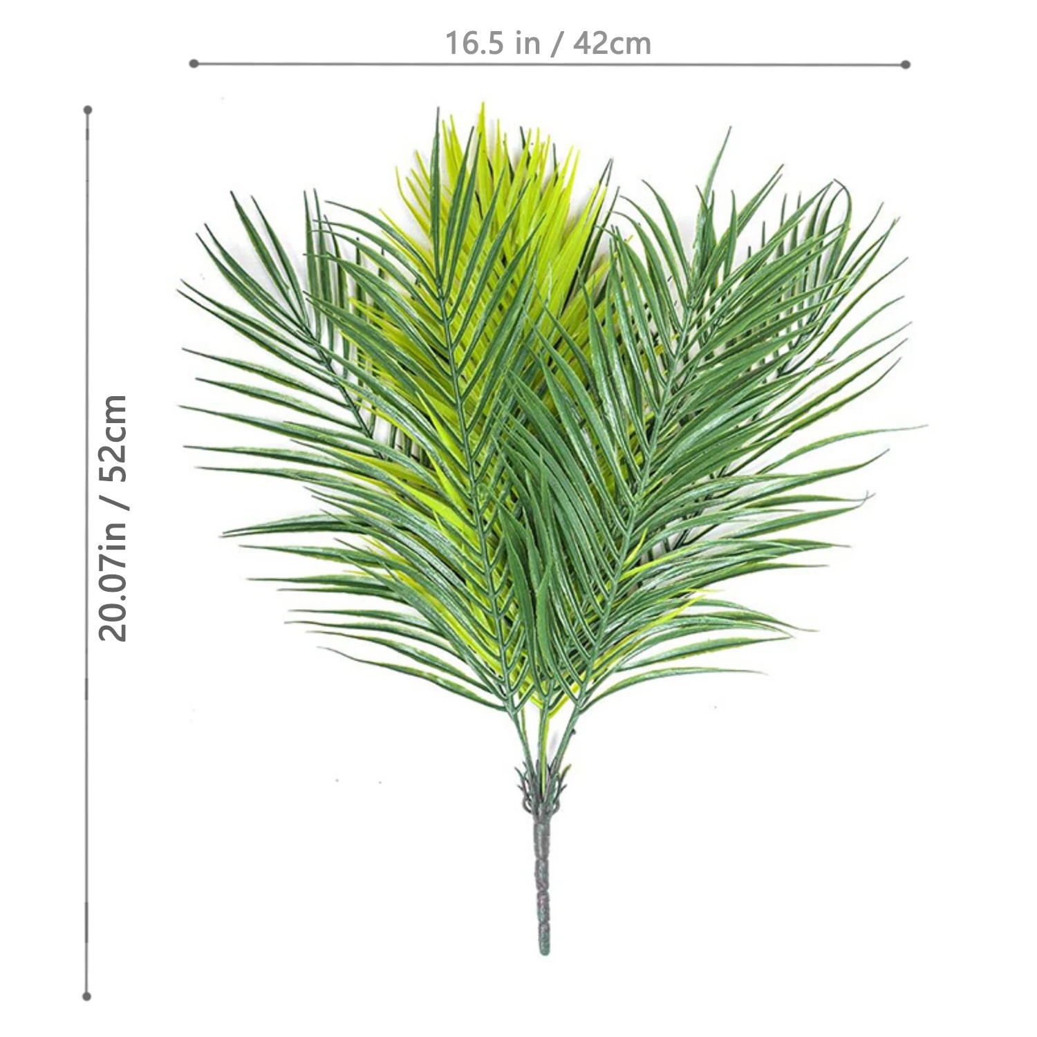 53-123cm Artificial Palm Tree Tropical Green Fake Plant Home Garden Decor