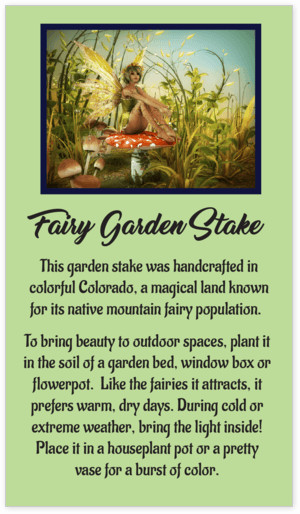 White/Cream Cottage Farm House Fairy Wand Plant/Succulent Decor HANDMADE in USA