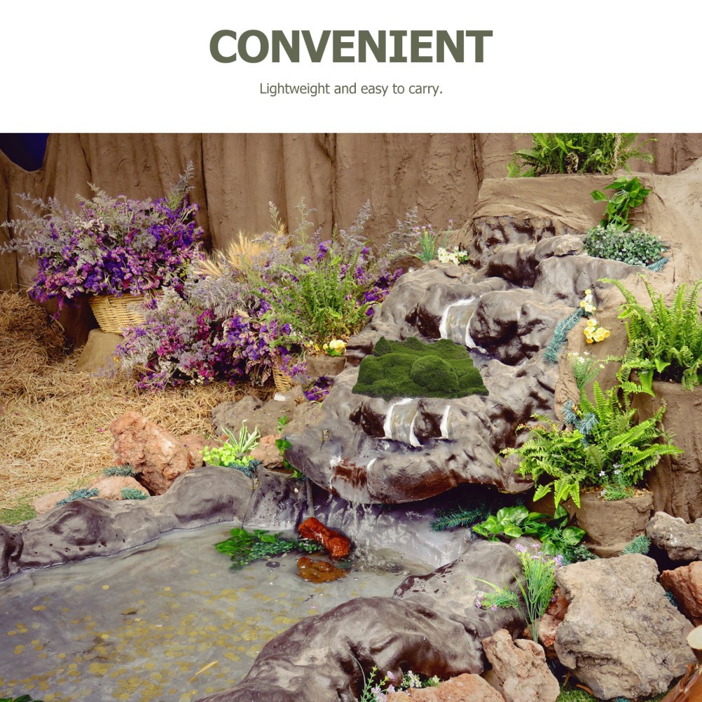 Artificial Moss Mat for Crafts Garden Decor Miniature Dollhouse Accessories