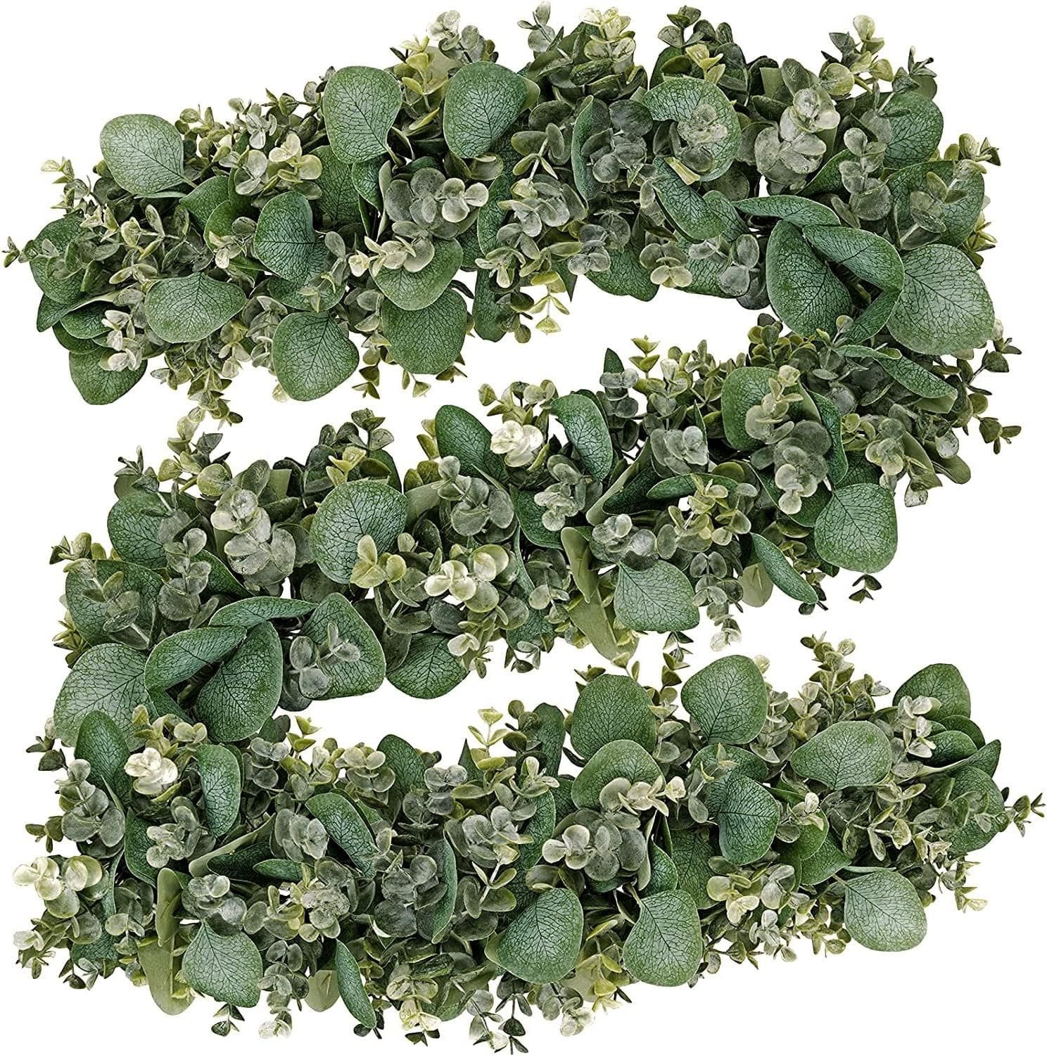 6.2 Ft Long Faux Eucalyptus Greenery – Wedding Arch Summer Decor – Lambs Ear & M