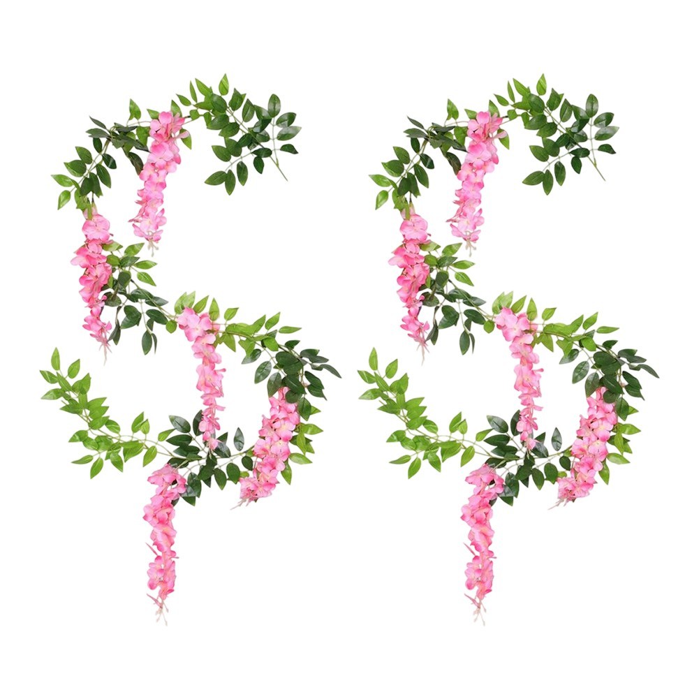 2PCS Lifelike Wisteria Flower Decor for Elegant For Weddings and Homes