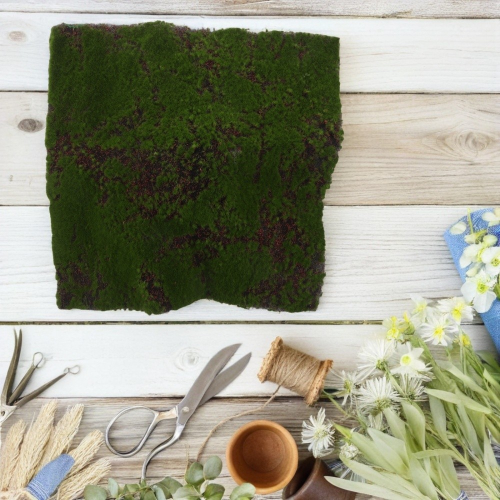 Moss Sheets for Crafts Fake Mats Artificial Green Grass Effect Carpet