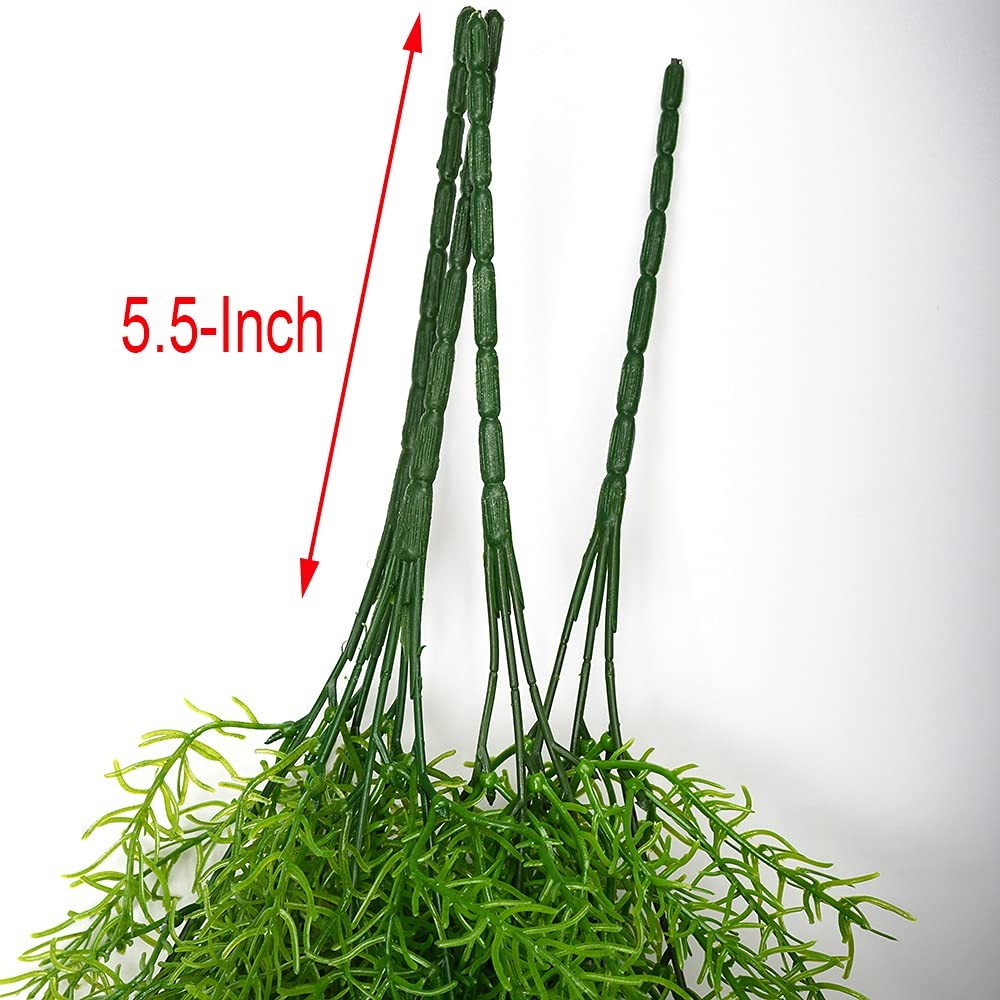 Artificial Pine Garland Hanging Plants 4pcs Faux Fake Hanging Pine Garlands P…