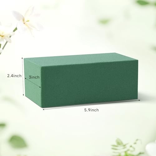 Floral Foam Blocks Wet Green Bricks for Flower Arrangements 4 Pack