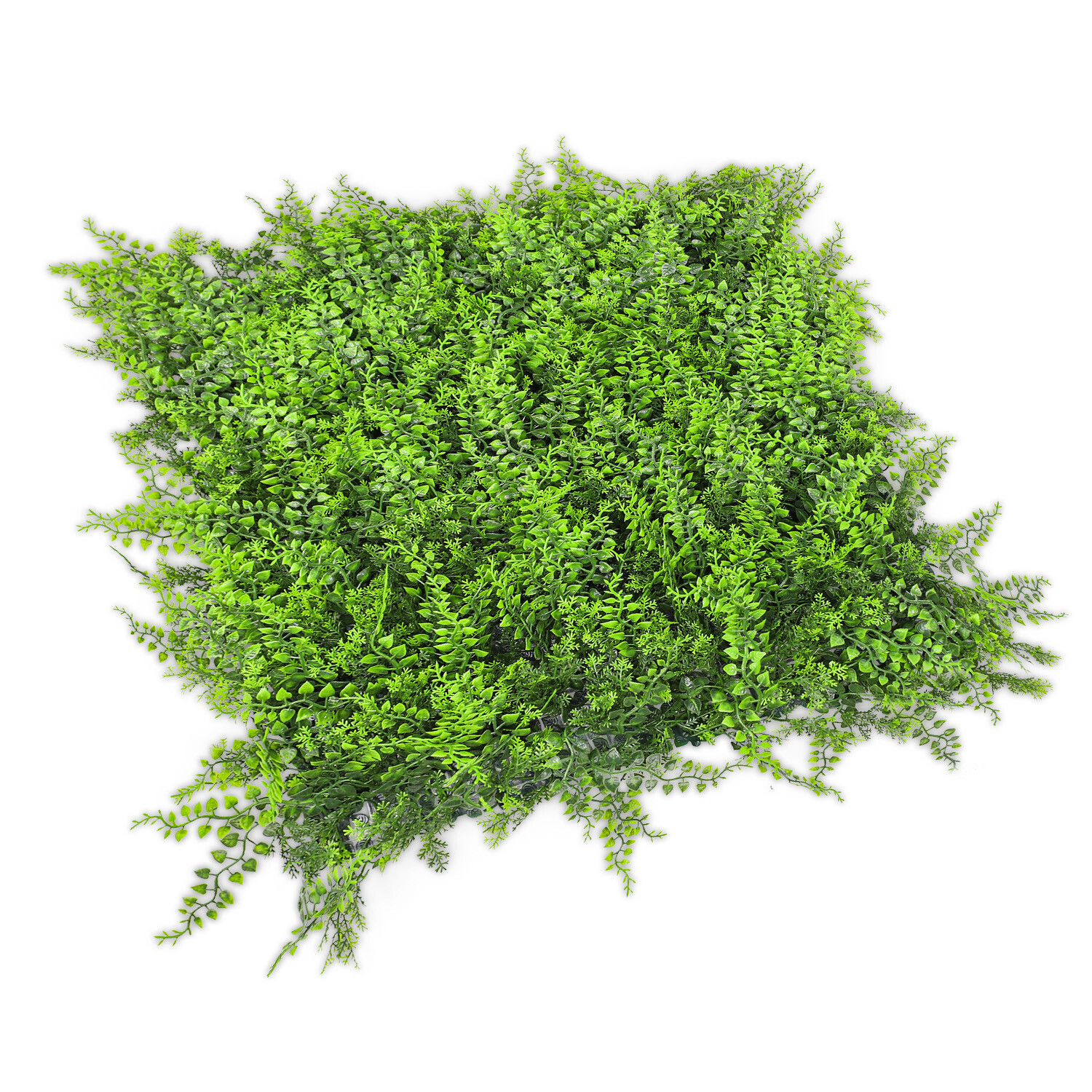 20″x20″ Artificial Faux Leaf Fern Fence Screen Wall Decor Panel With Cover Back