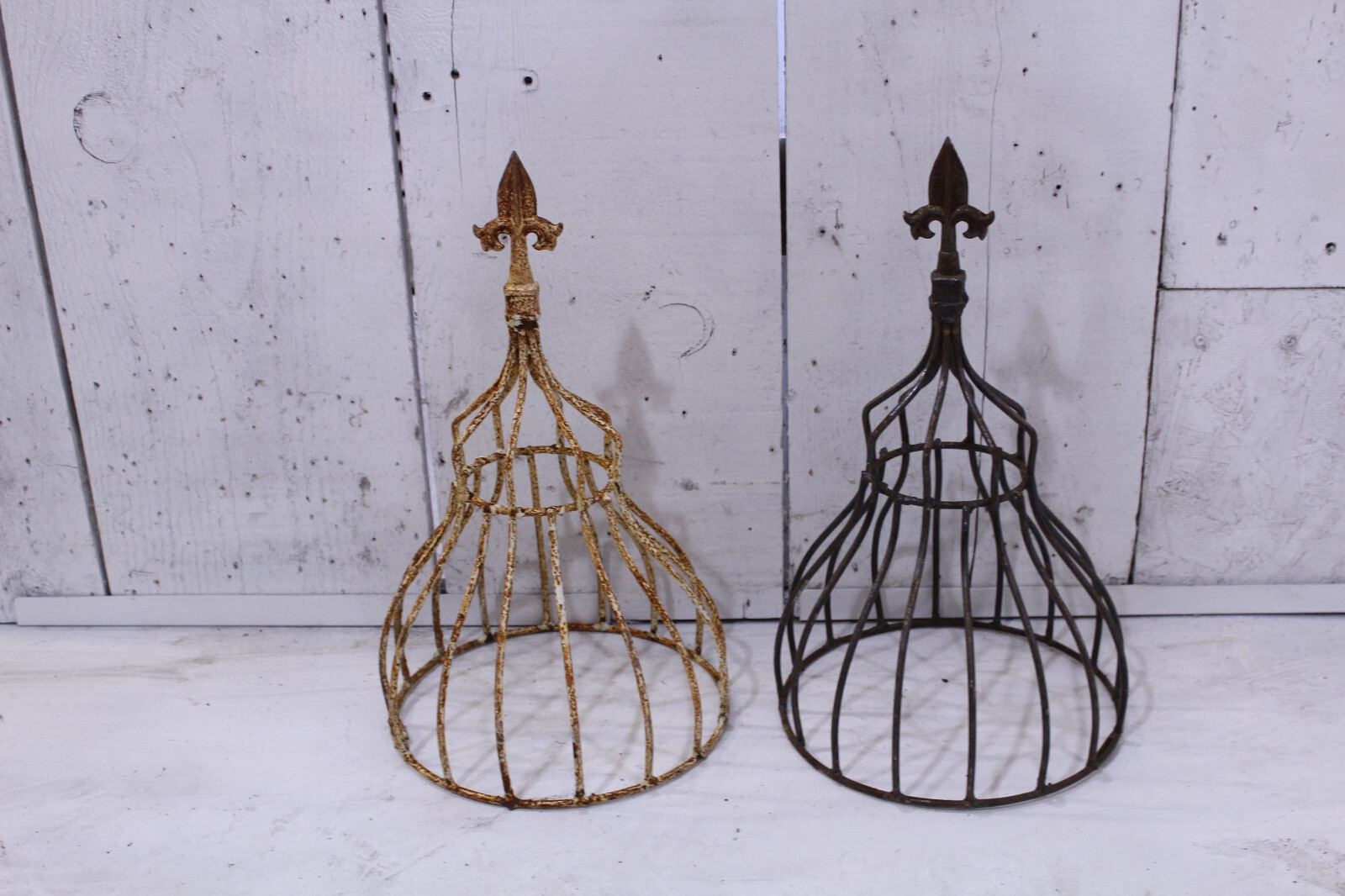 Wrought Iron Small 17″ Egyptian Topiary Trellis, Plant Climber, Garden Support