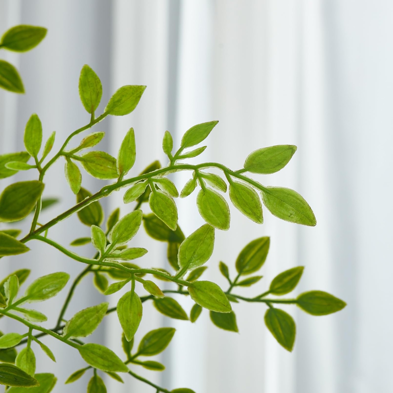 Artificial Nandina Branches Greenery Stems for Vase 43.3 Inch Faux Green Nand…
