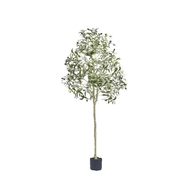 Artificial Olive Tree 4/5/6FT Tall Faux Plant Secure PE Material Anti-Tip Tilt P