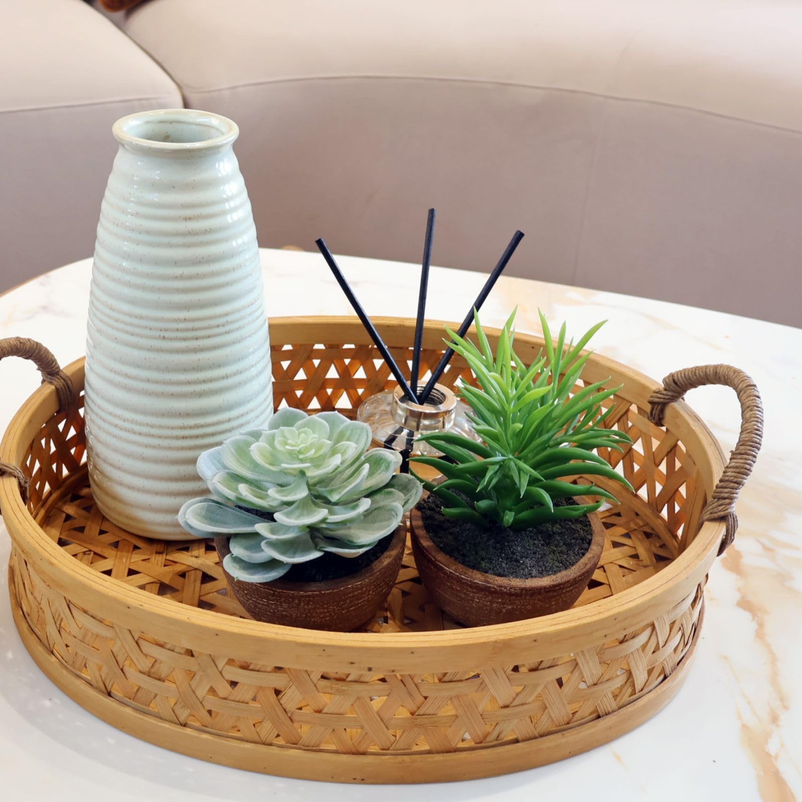Artificial Succulents, Plastic Artificial Green Plant for Office, Home Decor …