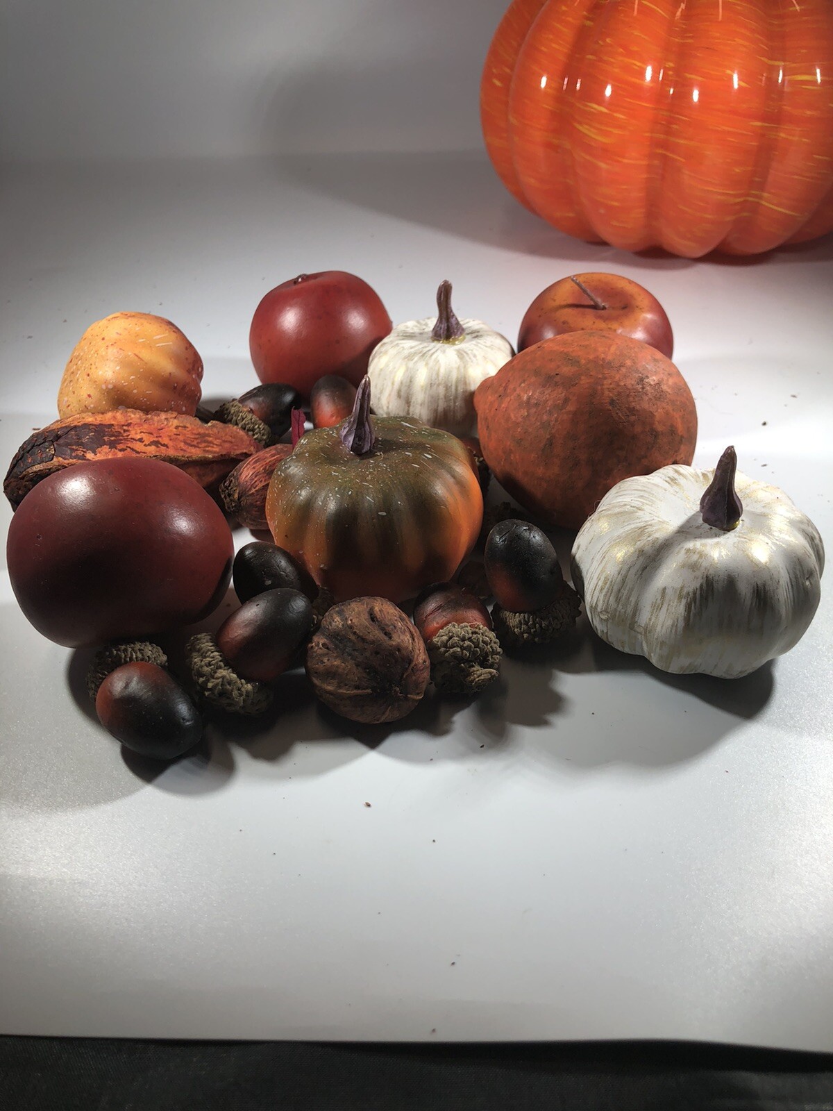 Fall Harvest Pumpkins Assorted Set Thanksgiving Halloween Banquet Home Decor