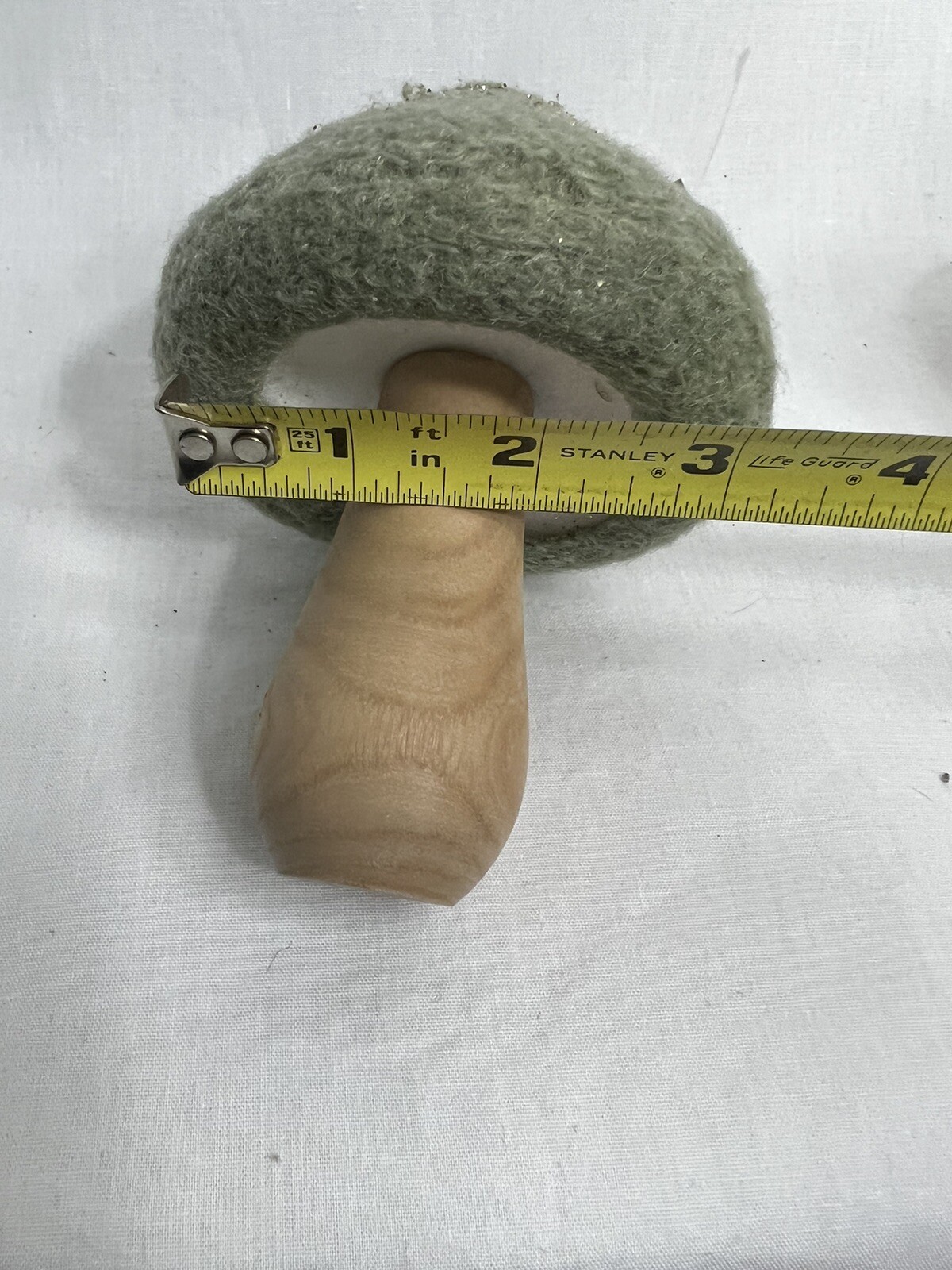 Mushrooms Sparkly Wood Stem