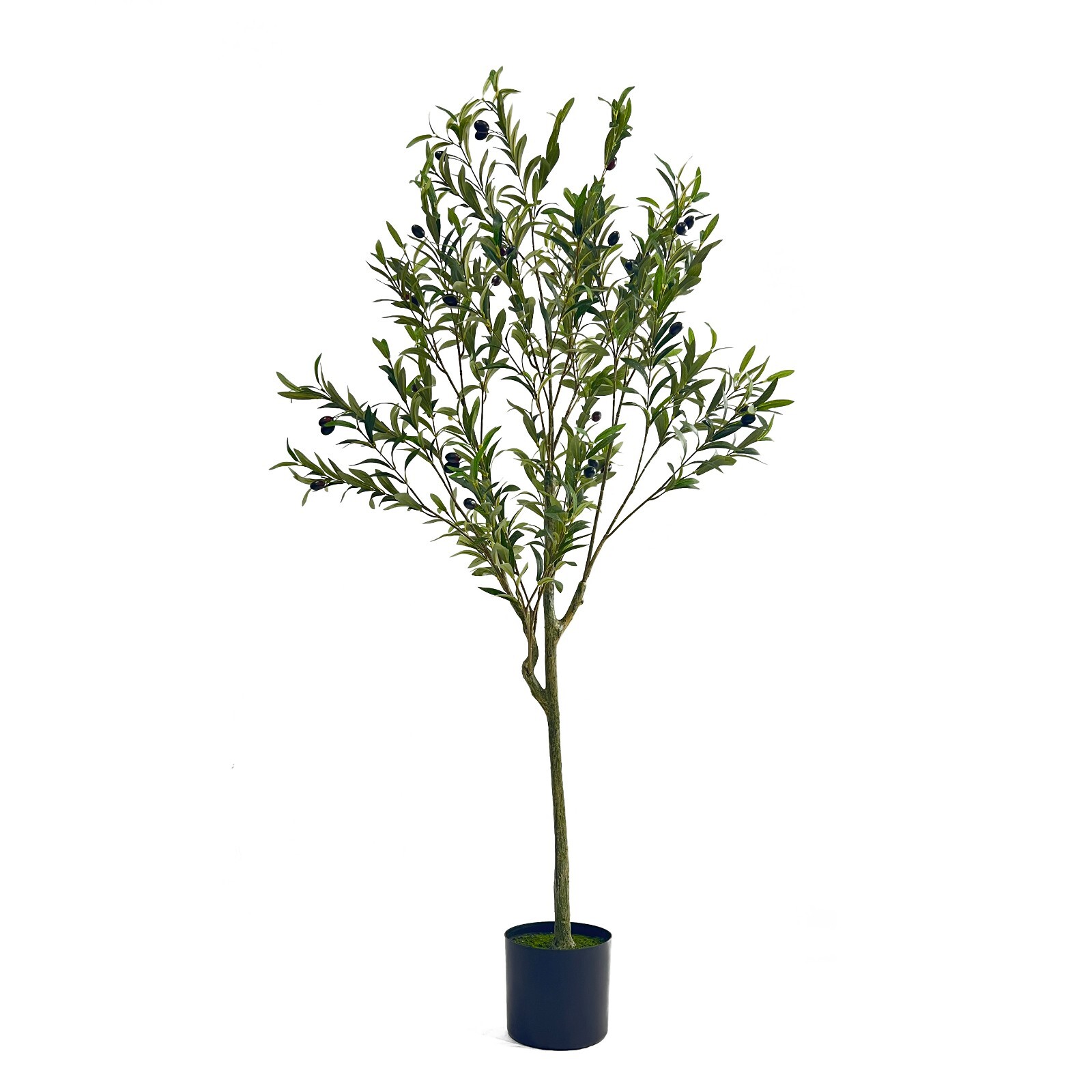 Taos Artificial Tabletop Olive Tree Realistic Faux Olive Tree for Home Garden