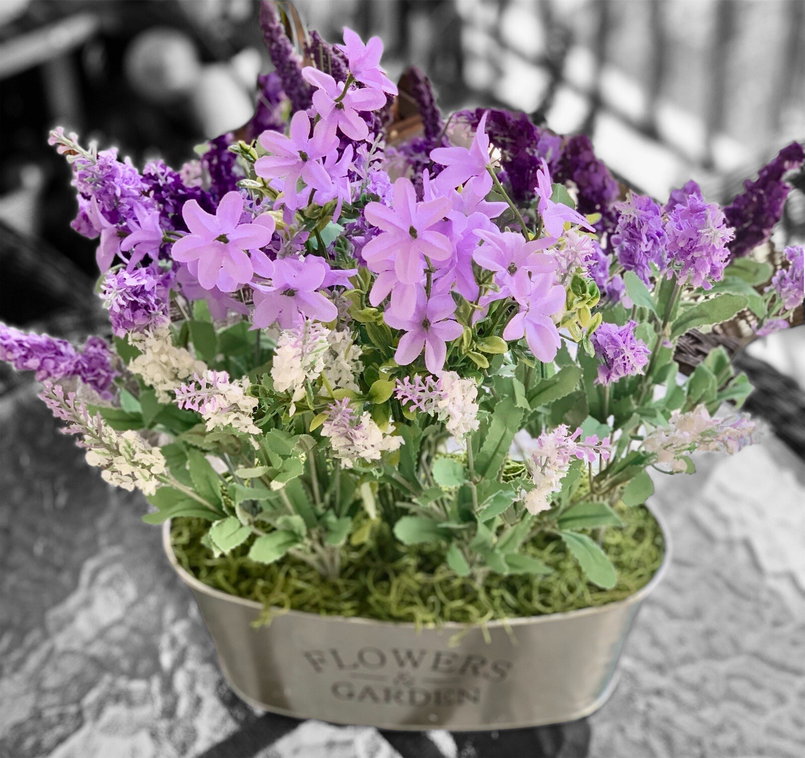 Flower Arrangement Lavender Flowers for Garden and Home Decoration CP00123