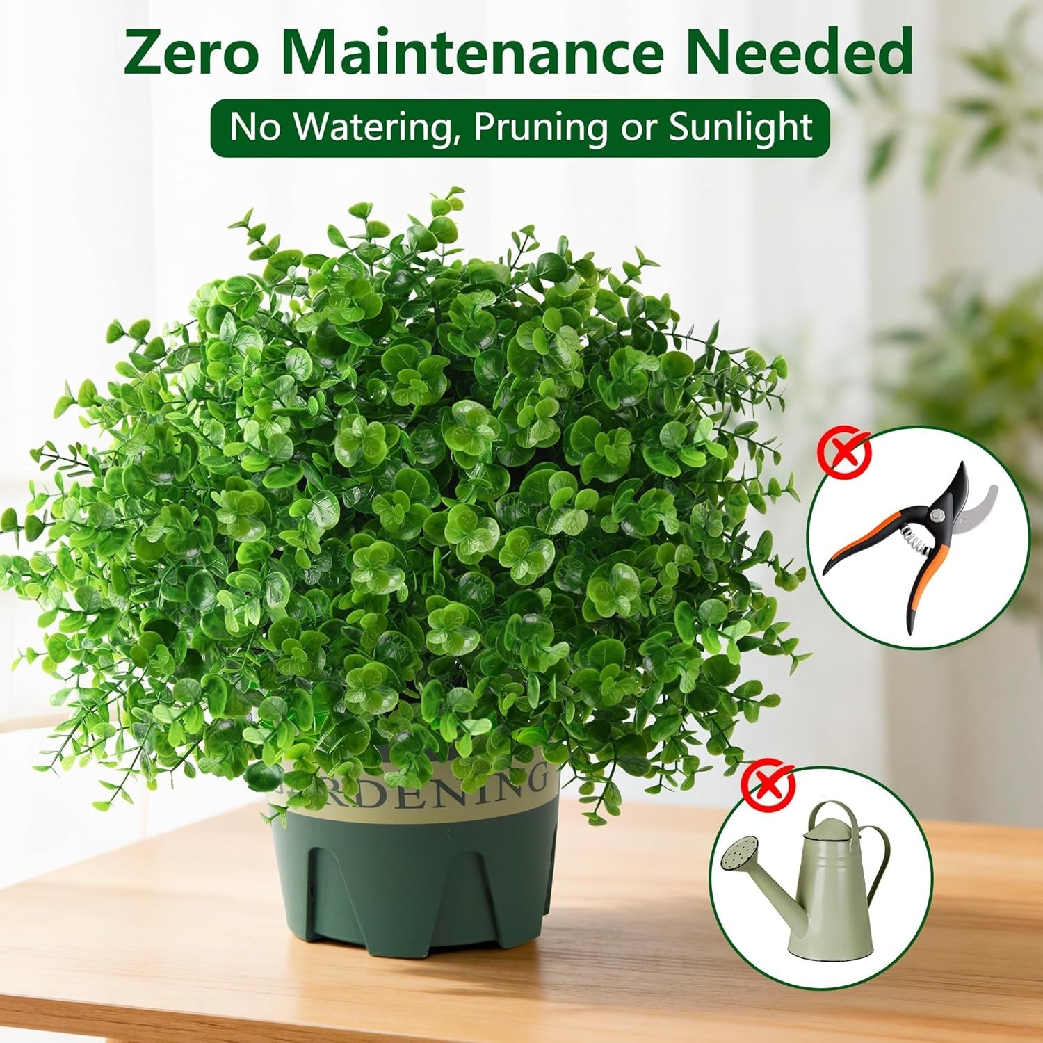 Elegant 14-Inch Potted Boxwood Topiaries – UV-Resistant Greenery for Any Space